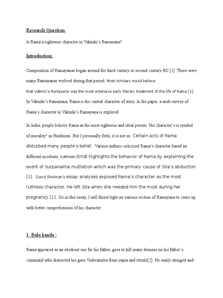 short story of ramayana ramayana and mahabharata essay